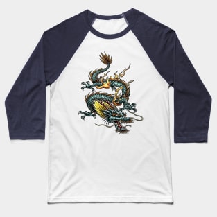 Descending Dragon 01 Baseball T-Shirt